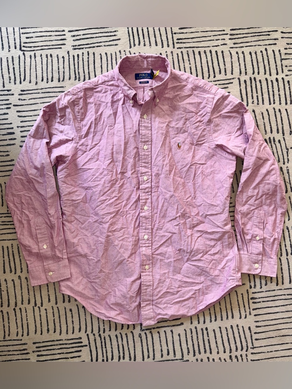 Ralph Lauren Pink Button-Down Oxford Shirt